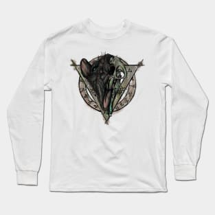 Rat Skull Long Sleeve T-Shirt